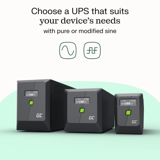 Zasilacz awaryjny UPS 700W/1000VA czysta sinusoida 