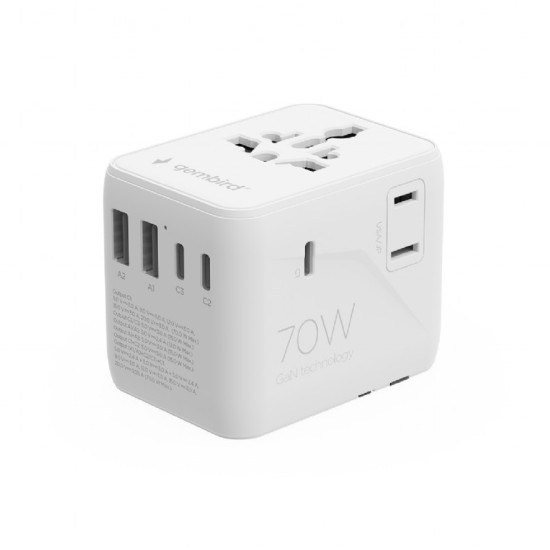 Adapter sieciowy Uniwersalny kostka 70W 