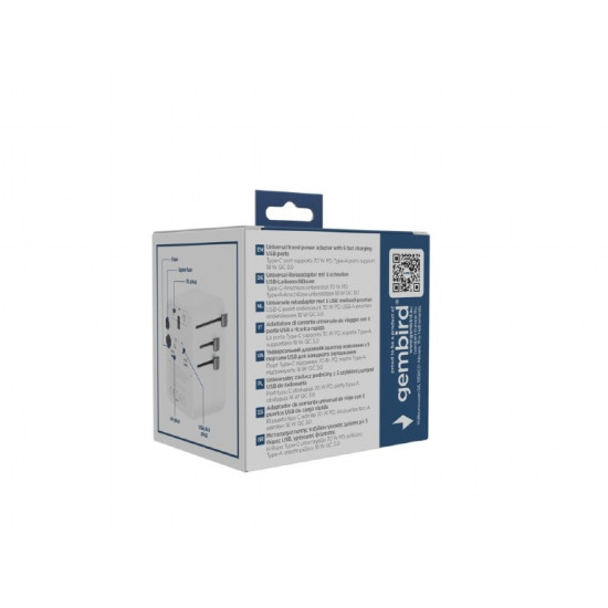 Adapter sieciowy Uniwersalny kostka 70W 