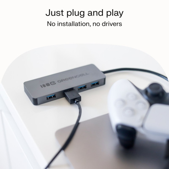 HUB USB-C Basic USB-A do 4x USB-A 3.0 