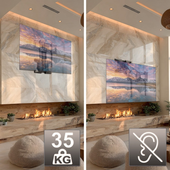 Uchwyt do TV elektryczny nad kominek MC-891 