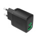 Ładowarka sieciowa 30W 1xUSB-C 1xUSB-A czarna