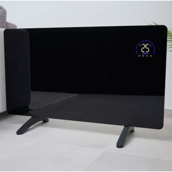 Grzejnik elektryczny na podczerwień czarny MUG-23 