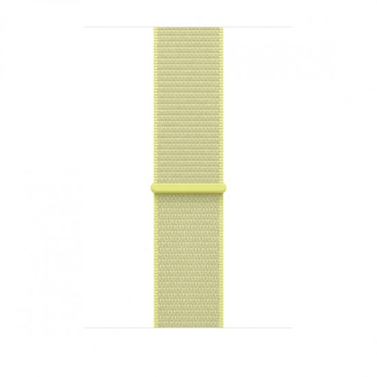 Opaska sportowa w kolorze neonowym żółtym do koperty 46 mm