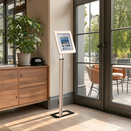 Stojak, uchwyt reklamowy do tabletu, podłogowy z blokadą MC-645 , 9.7-10.1 cali, uniwersalny