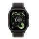 Watch Ultra 3 GPS + Cellular koperta 49 mm z tytanu w kolorze czarnym, opaska Trail w kolorze czarnym/węgla drzewnego - rozmiar M/L