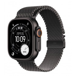 Watch Ultra 3 GPS + Cellular, koperta 49 mm z tytanu w kolorze czarnym, bransoleta mediolańska z tytanu w kolorze czarnym - rozmiar S