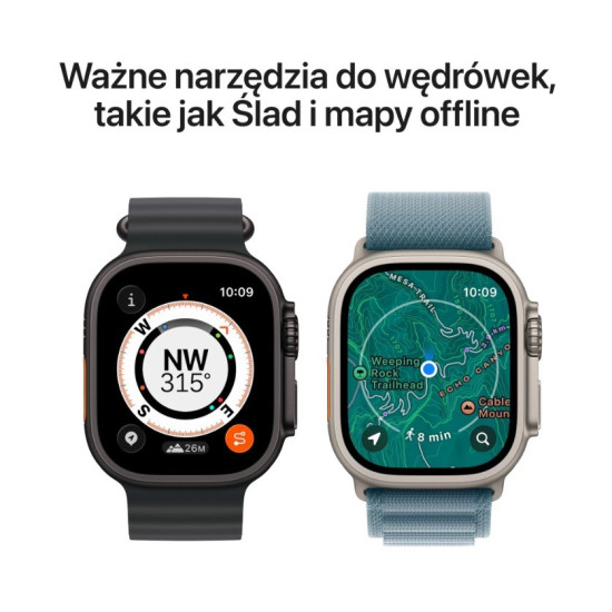 Watch Ultra 3 GPS + Cellular, koperta 49 mm z tytanu w kolorze czarnym, bransoleta mediolańska z tytanu w kolorze czarnym - rozmiar S