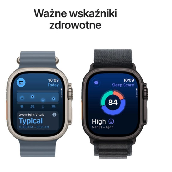 Watch Ultra 3 GPS + Cellular, koperta 49 mm z tytanu w kolorze czarnym, bransoleta mediolańska z tytanu w kolorze czarnym - rozmiar M