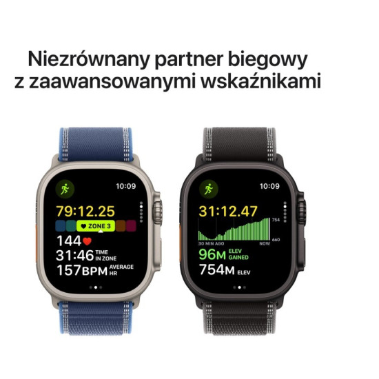 Watch Ultra 3 GPS + Cellular, koperta 49 mm z tytanu w kolorze czarnym, bransoleta mediolańska z tytanu w kolorze czarnym - rozmiar L