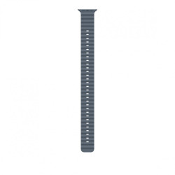 Przedłużka do paska Ocean w kolorze marynarskiego granatu do koperty 49 mm - elementy z tytanu w kolorze czarnym