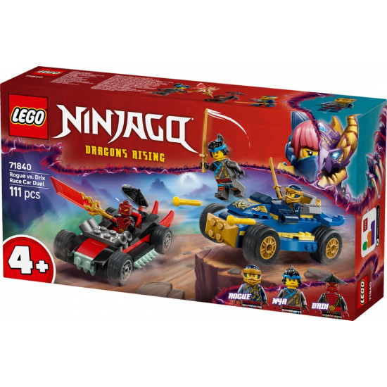 Klocki Ninjago 71840 Pojedynek wyścigowy Rogue kontra Drix 