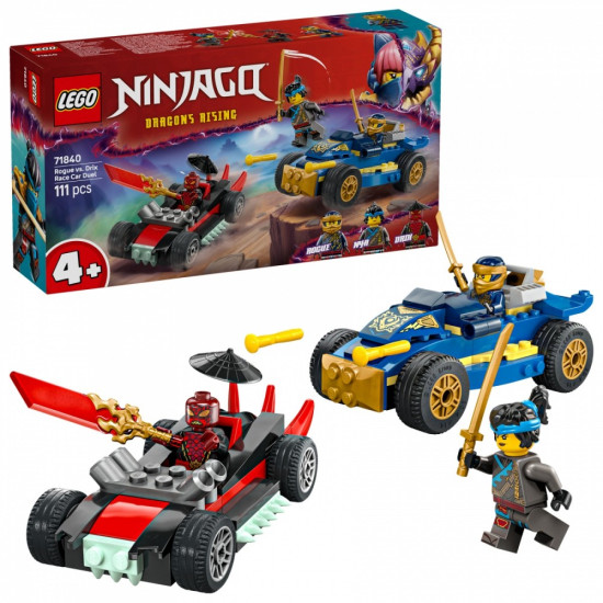 Klocki Ninjago 71840 Pojedynek wyścigowy Rogue kontra Drix 