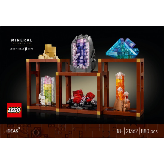 Klocki Ideas 21362 Kolekcja minerałów 