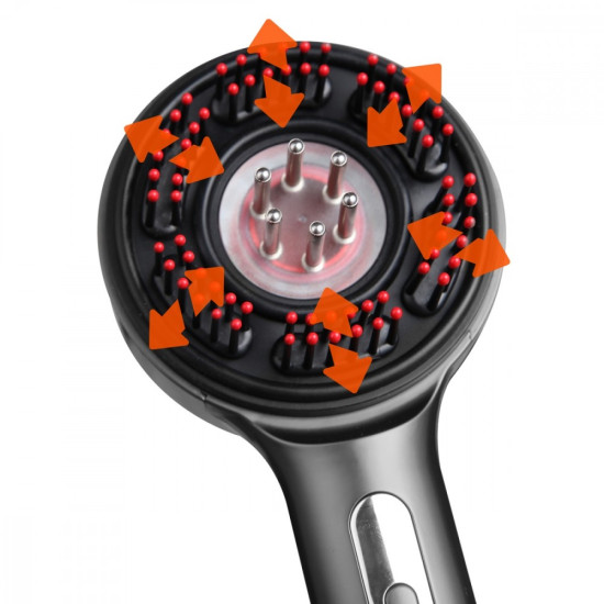 Masująca szczotka do włosów i skóry głowy REGENERATING HAIRBRUSH MASSAGER MT6537