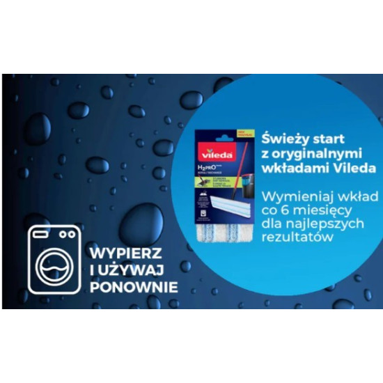 Mop płaski H2prO 