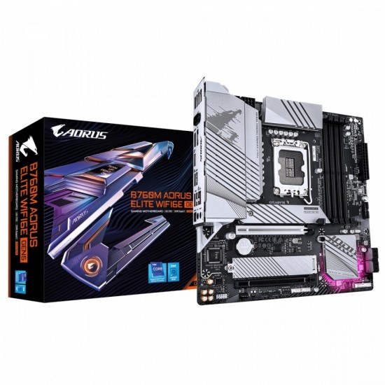 Płyta główna B760M AORUS ELITE WiFi6 GEN5 S1700 4DDR5 mATX 