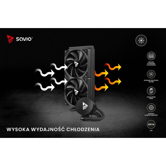 Chłodzenie wodne NOX 240 mm 