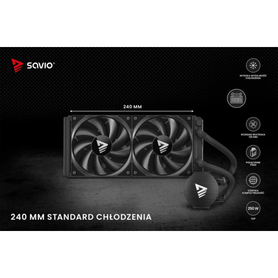 Chłodzenie wodne NOX 240 mm 