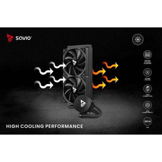 Chłodzenie wodne NOX 240 mm 