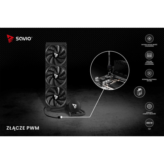 Chłodzenie wodne NOX 360 mm