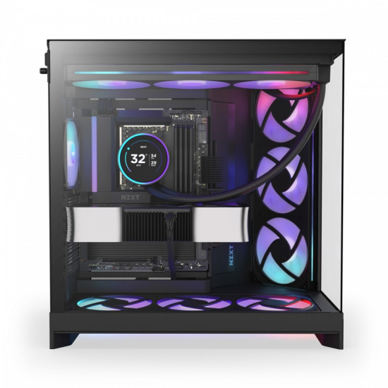 Obudowa NZXT H9 FLOW RGB (2025) z oknem czarna