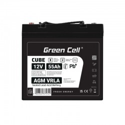 Akumulator AGM VRLA 12V 55Ah IP54