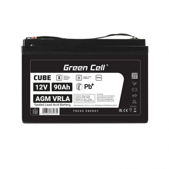 Akumulator AGM VRLA 12V 90Ah IP54