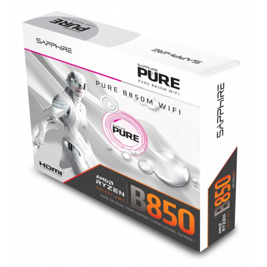 Płyta główna PURE B850M WIFI AM5 4DDR5 mATX 