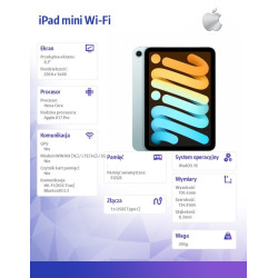 iPad mini Wi-Fi 512GB Niebieski
