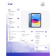 iPad WiFi + Cellular 11 cali 256 GB Niebieski