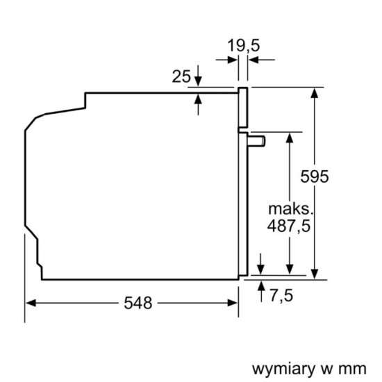 Piekarnik AirFry HBG536EW4 biały