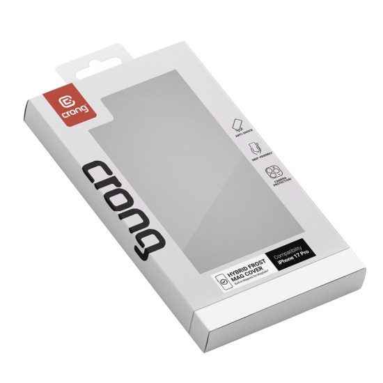 Etui Hybrid Frost MAG Cover iPhone 17 Pro MagSafe Czarne