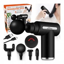 Pistolet do masażu (4 głowice) MASSAGE GUN MT6521