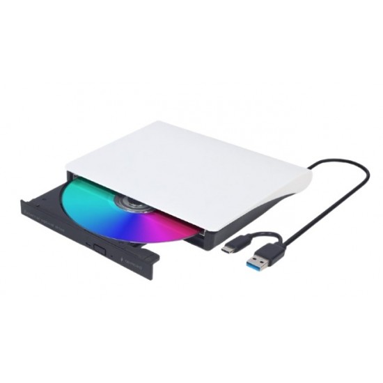 Napęd DVD na USB zewnętrzny DVD-USB-031-BW czarno-biały