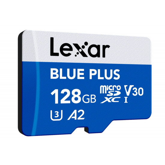 Karta pamiÄci microSD 128GB C10 A2 U3 V30 170MB/s Blue Plus