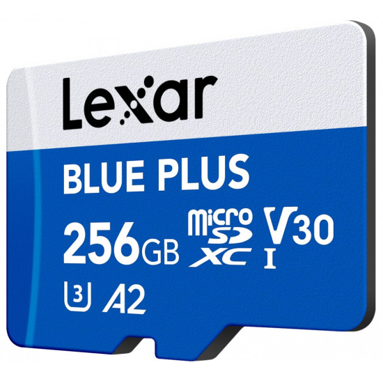 Karta pamiÄci microSD 256GB C10 A2 U3 V30 170MB/s Blue Plus