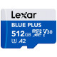Karta pamiÄci microSD 512GB C10 A2 U3 V30 170MB/s Blue Plus