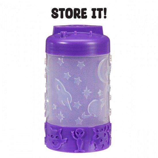 Piasek kinetyczny Wonder Factory Never Dry Sand Bag, Fioletowy, turkusowy