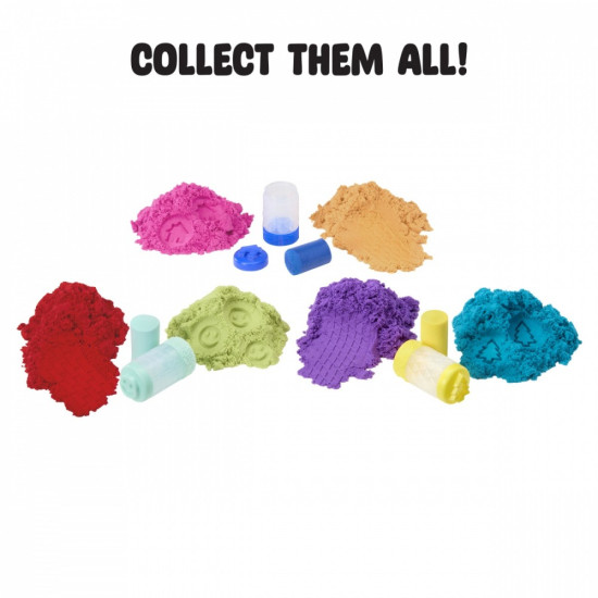 Piasek kinetyczny Wonder Factory Never Dry Sand Bag, Fioletowy, turkusowy