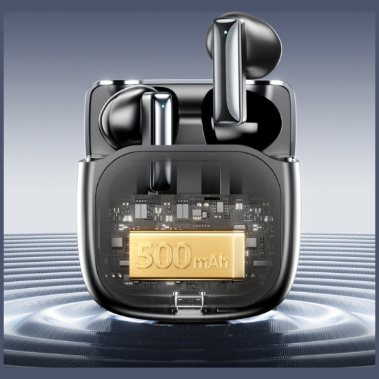 SĹuchawki bluetooth ENC TP100 5.4 TWS LCD czarne 