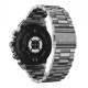 Smartwatch Atom srebrny stalowy