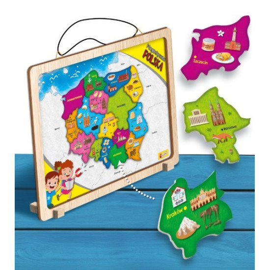 I'M A Genius Magnetyczna mapa Polski 