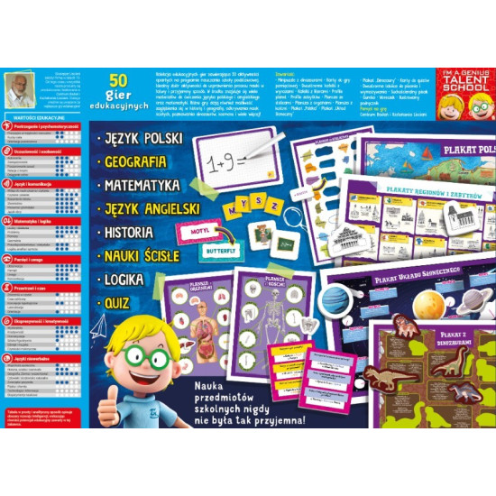 Gra IM A Genius 50 Gier edukacyjnych 