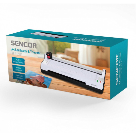 Laminator 2w1  SLA 230 A4 folia 2x75-2x125 mm + Gilotyna 