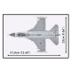 Klocki F-16AM Fighting Falcon 495 elementów