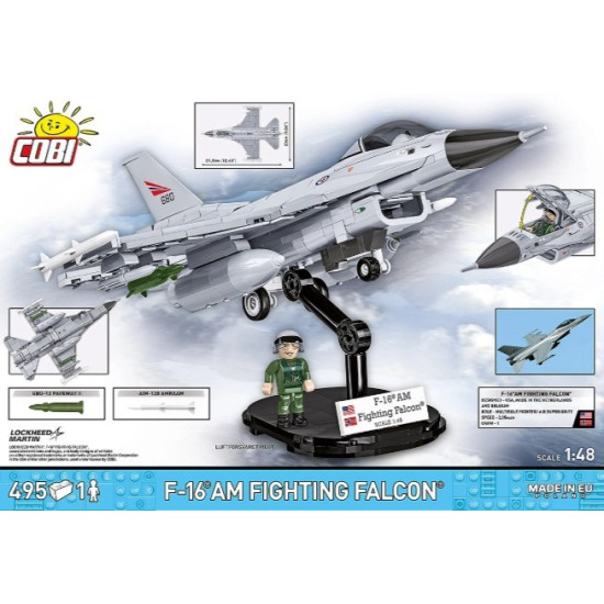 Klocki F-16AM Fighting Falcon 495 elementów