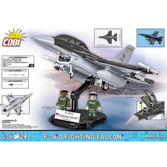 Klocki F-16D Fighting Falcon 436 elementow
