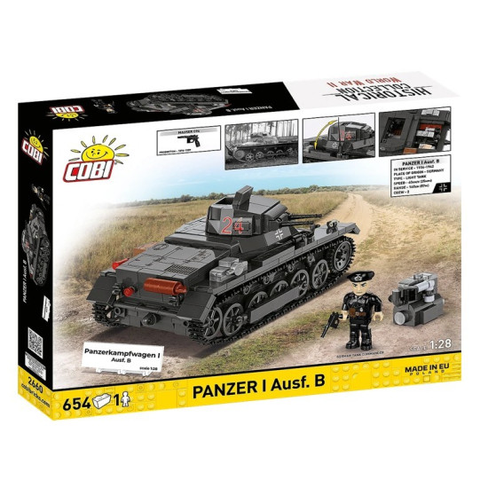 Klocki Panzer I Ausf.B 654 elementy