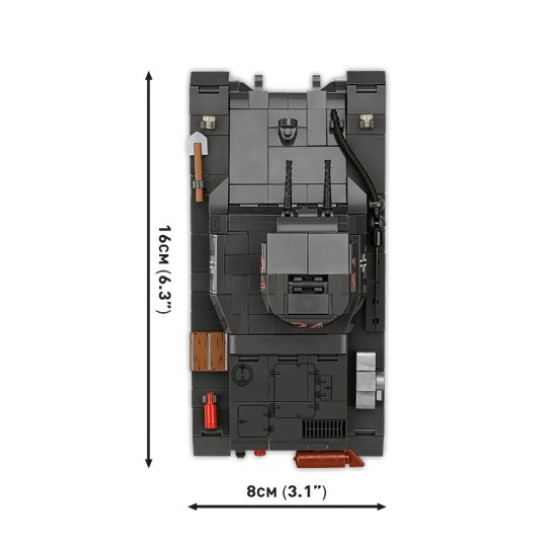 Klocki Panzer I Ausf.B 654 elementy
